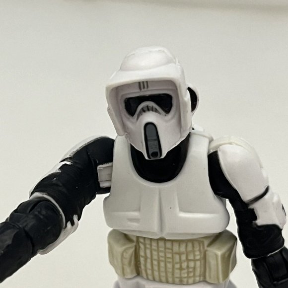 2005 Star Wars Hasbro Saga Collection Imperial Biker Scout Trooper Figure Weapon - Picture 2 of 16